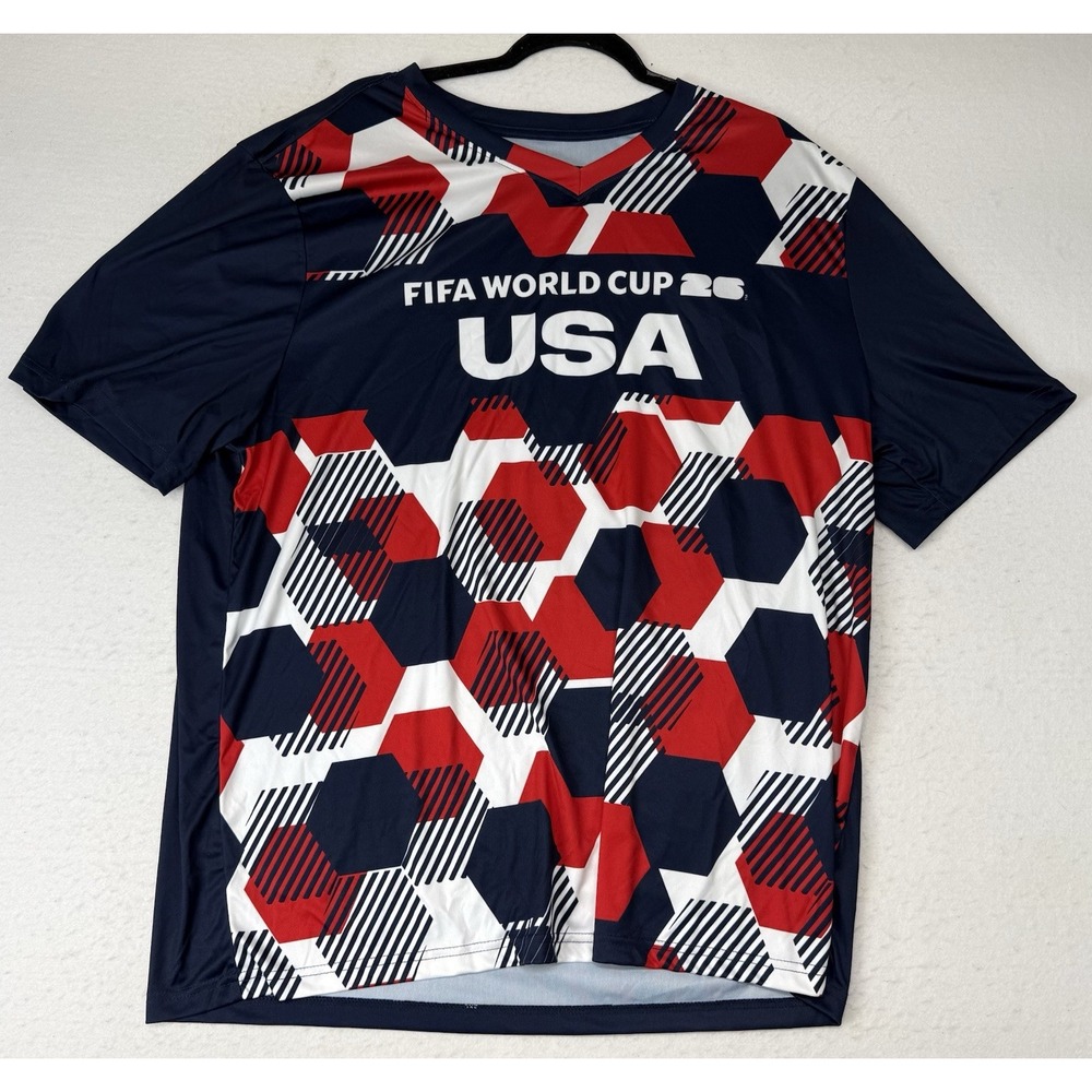 FIFA World Cup USA Soccer Jersey 2026 Football Shirt Official Adult XXL